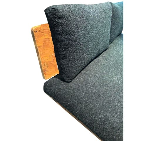 Fotel Home ESPRIT Czarny Naturalny 95 x 88 x 75 cm