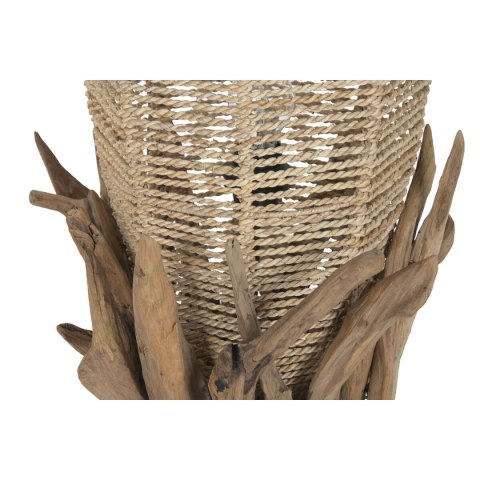 Lampa Stojąca Home ESPRIT Beżowy Naturalny 220 V 37 X 37 X 119 CM