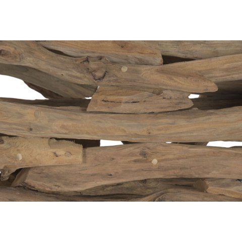 Lampa Sufitowa Home ESPRIT Czarny Naturalny Drewno Żelazo drewno tekowe 50 W