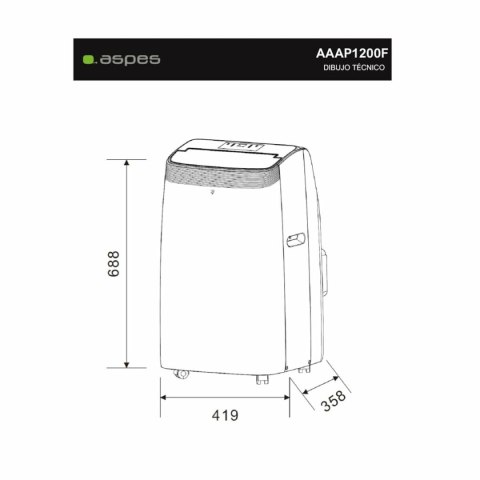 Klimatyzator Aspes AAAP1200F A