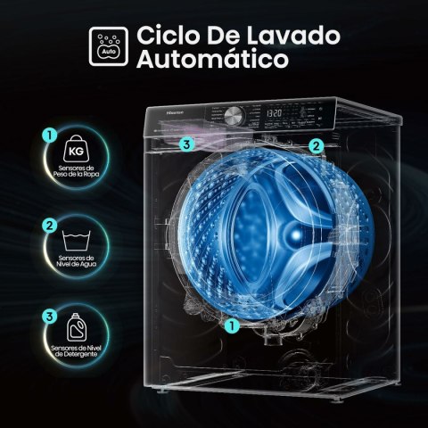 Pralka Hisense WF5S1045BW 59,5 cm 1400 rpm 10,5 kg