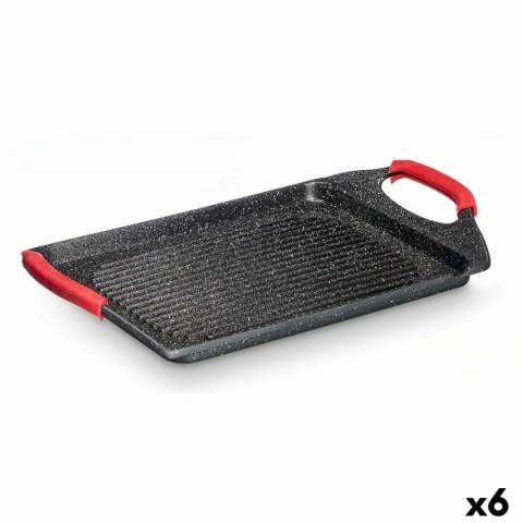 Grill Kinvara Biały Czarny Czerwony Silikon Aluminium 34 x 26 cm