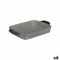 Grill Kinvara Biały Czerwony Szary Silikon Aluminium 32 x 25 cm