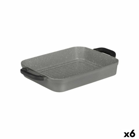 Grill Kinvara Biały Czerwony Szary Silikon Aluminium 32 x 25 cm