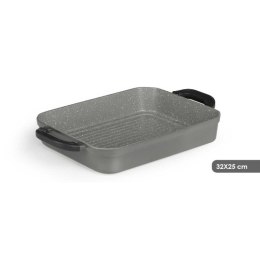 Grill Kinvara Biały Czerwony Szary Silikon Aluminium 32 x 25 cm