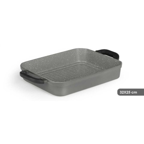 Grill Kinvara Biały Czerwony Szary Silikon Aluminium 32 x 25 cm
