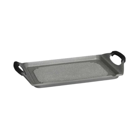 Grill Kinvara Biały Czerwony Szary Silikon Aluminium 34 x 26 cm