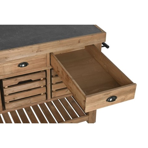 Urządzenie kuchenne Home ESPRIT Czarny Naturalny 142 x 75 x 96 cm