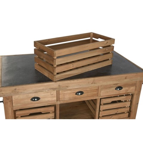 Urządzenie kuchenne Home ESPRIT Czarny Naturalny 142 x 75 x 96 cm