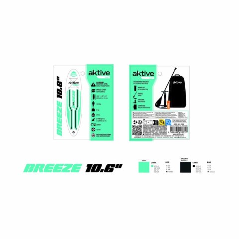 Deska Surfingowa Nadmuchiwana z Akcesoriami Aktive Niebieski