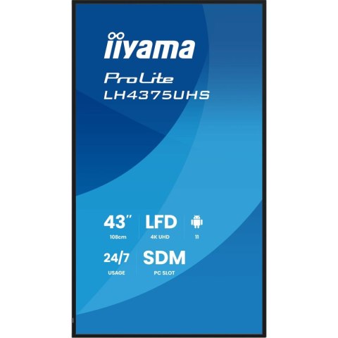 Monitor Iiyama LH4375UHS-B2AG 43" 4K Ultra HD LCD