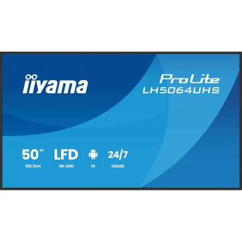 Monitor Iiyama LH7564UHS-B1AG 75" 4K Ultra HD