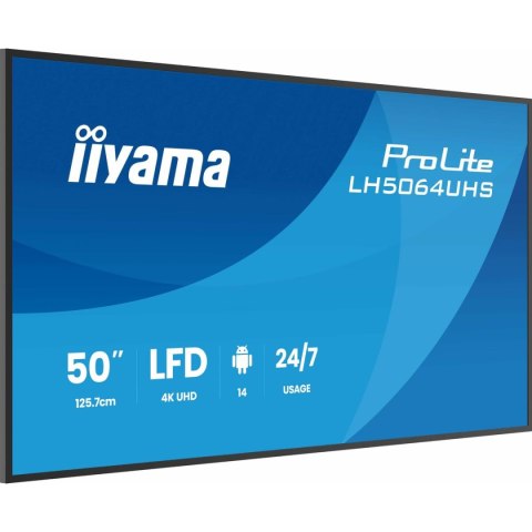 Monitor Iiyama LH7564UHS-B1AG 75" 4K Ultra HD