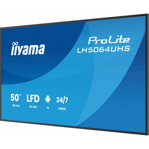 Monitor Iiyama LH7564UHS-B1AG 75" 4K Ultra HD