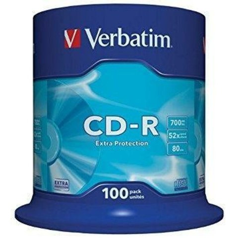 CD-R Verbatim Extra Protection 700 MB 52x 100 Części (4 Sztuk)