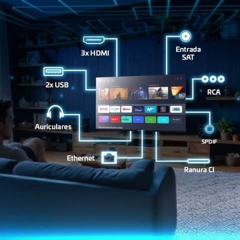 Smart TV Engel LE3295QLED 32 32" QLED