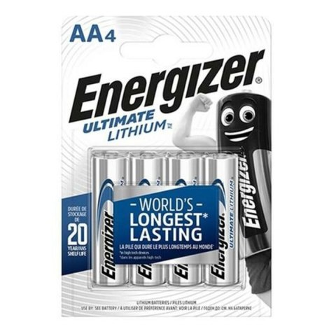 Baterie Energizer ULTIMATE LITHIUM 1,5 V 4 Części (12 Sztuk)
