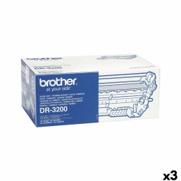 Bęben do drukarki Brother DR3200 Czarny (3 Sztuk)