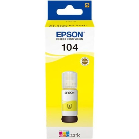 Uzupełniający tusz Epson 104 Żółty