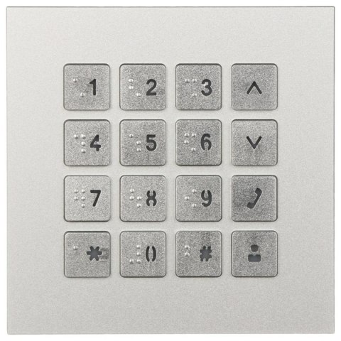 Klawiatura numeryczna Dahua DHI-VTO4202F-MK Srebrzysty Metal