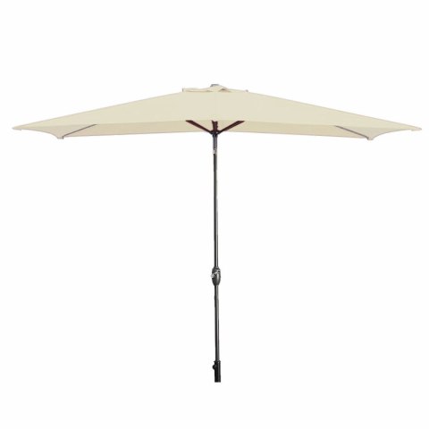 Marbueno Parasol Acero 8 Varillas 200x300 cm Poliester Beige Ogród, Basen, Taras