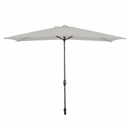Marbueno Parasol Acero 8 Varillas 200x300 cm Poliester Biały Ogród, Basen, Taras