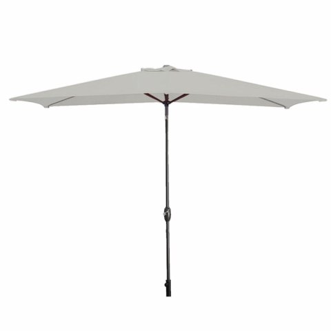 Marbueno Parasol Acero 8 Varillas 200x300 cm Poliester Biały Ogród, Basen, Taras