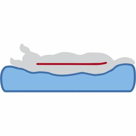 Materac Trixie Vital Noah Ciemny szary 120 × 80 CM