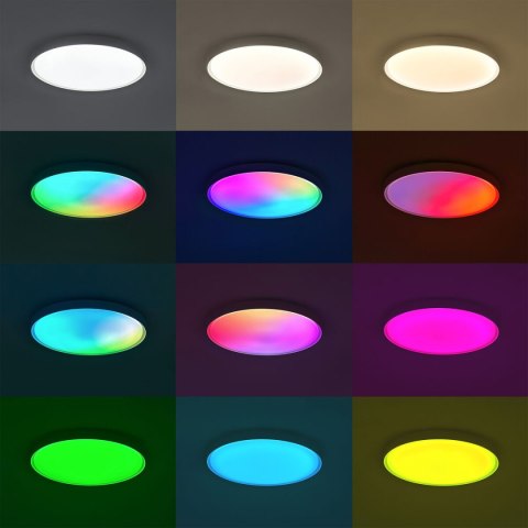 Plafon LED KSIX SmartLED KSIX Halo 2 Biały Plastikowy 25 W (3000k - 6500k) (6500 K)