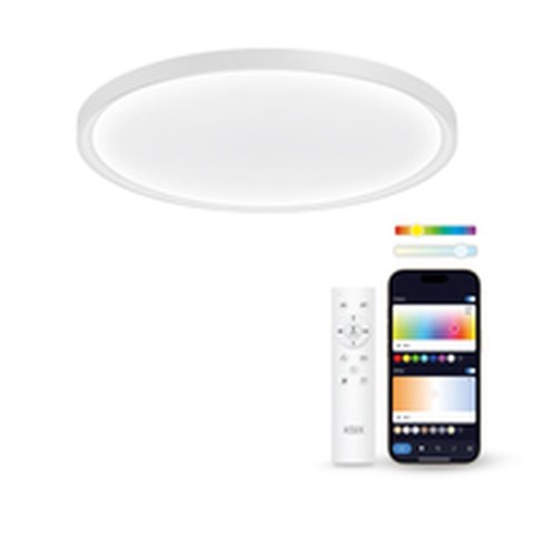 Plafon LED KSIX SmartLED KSIX Halo 2 Biały Plastikowy 25 W (3000k - 6500k) (6500 K)