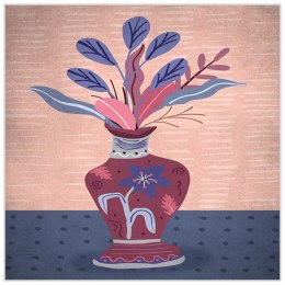 Płótno DKD Home Decor polistyrenu Płótno 83 x 4,5 x 83 cm (2 Części)