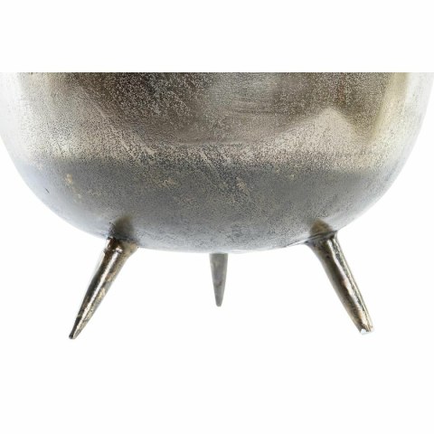 Dekoracja na Stół DKD Home Decor Złoty Srebrzysty Aluminium 31 x 31 x 19,5 cm (2 Sztuk)