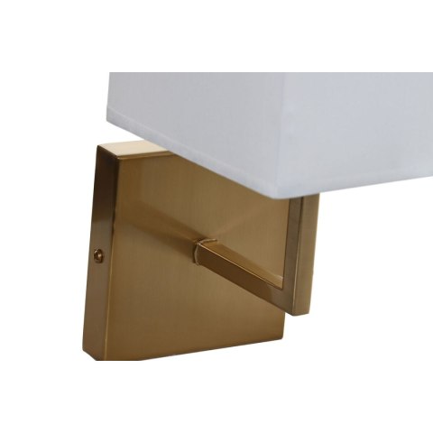 Kinkiet Ścienny DKD Home Decor Biały Czarny Złoty 50 W 220 V 15 x 19 x 27 cm 15 x 19 x 30 cm (2 Sztuk)