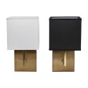 Kinkiet Ścienny DKD Home Decor Biały Czarny Złoty 50 W 220 V 15 x 19 x 27 cm 15 x 19 x 30 cm (2 Sztuk)