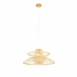 Lampa Sufitowa DKD Home Decor 50 x 50 x 22 cm Jasnobrązowy Bambus 50 W