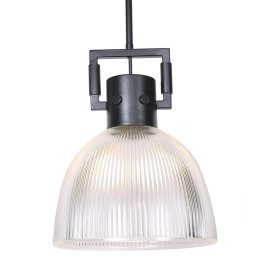 Lampa Sufitowa DKD Home Decor Czarny Srebrzysty Metal Szkło 25,4 x 25,4 x 35,5 cm (2 Sztuk)
