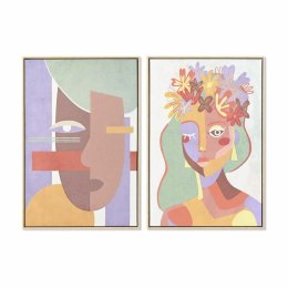 Płótno DKD Home Decor polistyrenu Płótno 63 x 4 x 93 cm