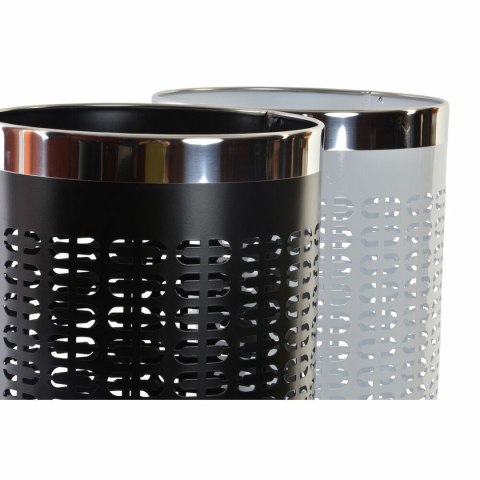 Stojak na parasole DKD Home Decor 23 x 50 cm Biały Czarny Stal 23 x 23 x 50 cm (2 Sztuk)