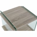 Stolik Nocny DKD Home Decor Szkło Drewno MDF (50 x 50 x 49 cm)
