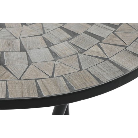 Stolik Home ESPRIT Czarny Wielokolorowy 60 x 60 x 72 cm