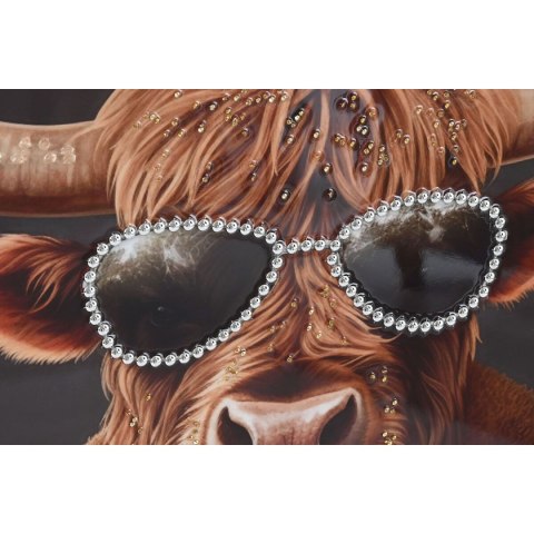 Płótno Home ESPRIT Płótno Drewno MDF 82 x 4,5 x 82 cm