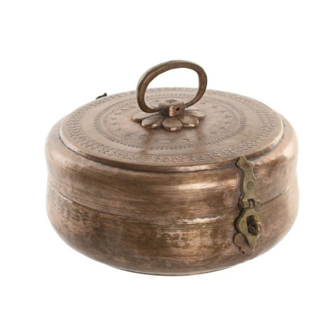 Pudełko na biżuterię Home ESPRIT Miedź Mosiądz 25 x 25 x 10 cm