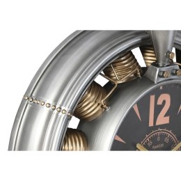 Zegar Ścienny Home ESPRIT Złoty Srebrzysty PVC Metal Śmigła Vintage 133 x 24 x 120 cm