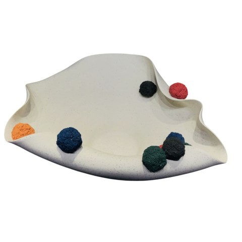 Dekoracja na Stół Home ESPRIT Biały Wielokolorowy Ceramika 47 X 38 X 20 CM