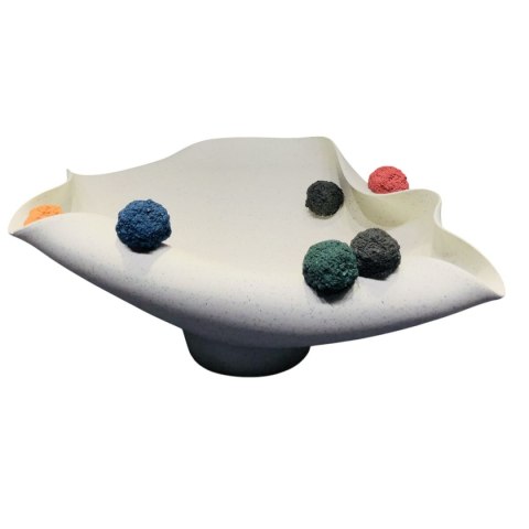 Dekoracja na Stół Home ESPRIT Biały Wielokolorowy Ceramika 47 X 38 X 20 CM