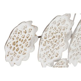 Figurka Dekoracyjna Home ESPRIT Biały Złoty Kwiat Wytrawianie 137 X 11 X 56,5 CM