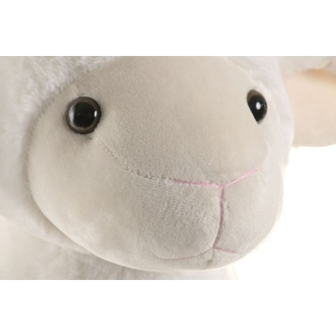 Fotel na biegunach Home ESPRIT Biały Naturalny Owca