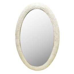 Lustro ścienne Home ESPRIT Biały Złoty Orientalny