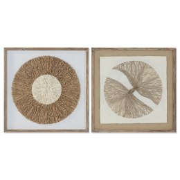 Obraz Home ESPRIT Papier Szkło 60 x 3 x 60 cm (2 Sztuk)