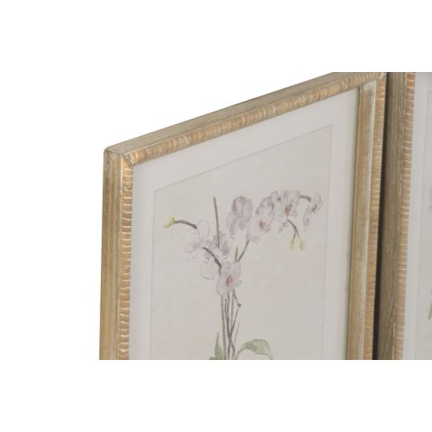 Obraz Home ESPRIT Szkło Jodła 35 x 2,5 x 45 cm (4 Sztuk)